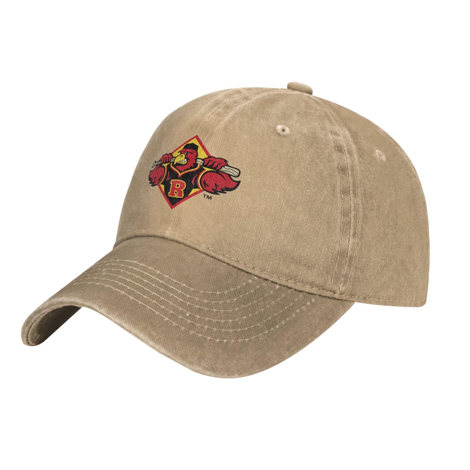 DPgUfPV Rochester Red Wings Hat Adjustable Baseball Cap Cotton Cowboy Hat, Fashionable for Man Woman