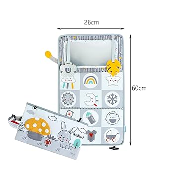 ダミーヘッド+白①② Amazon.co.jp: Generic タミータイムミラーおもちゃ 布の本付き