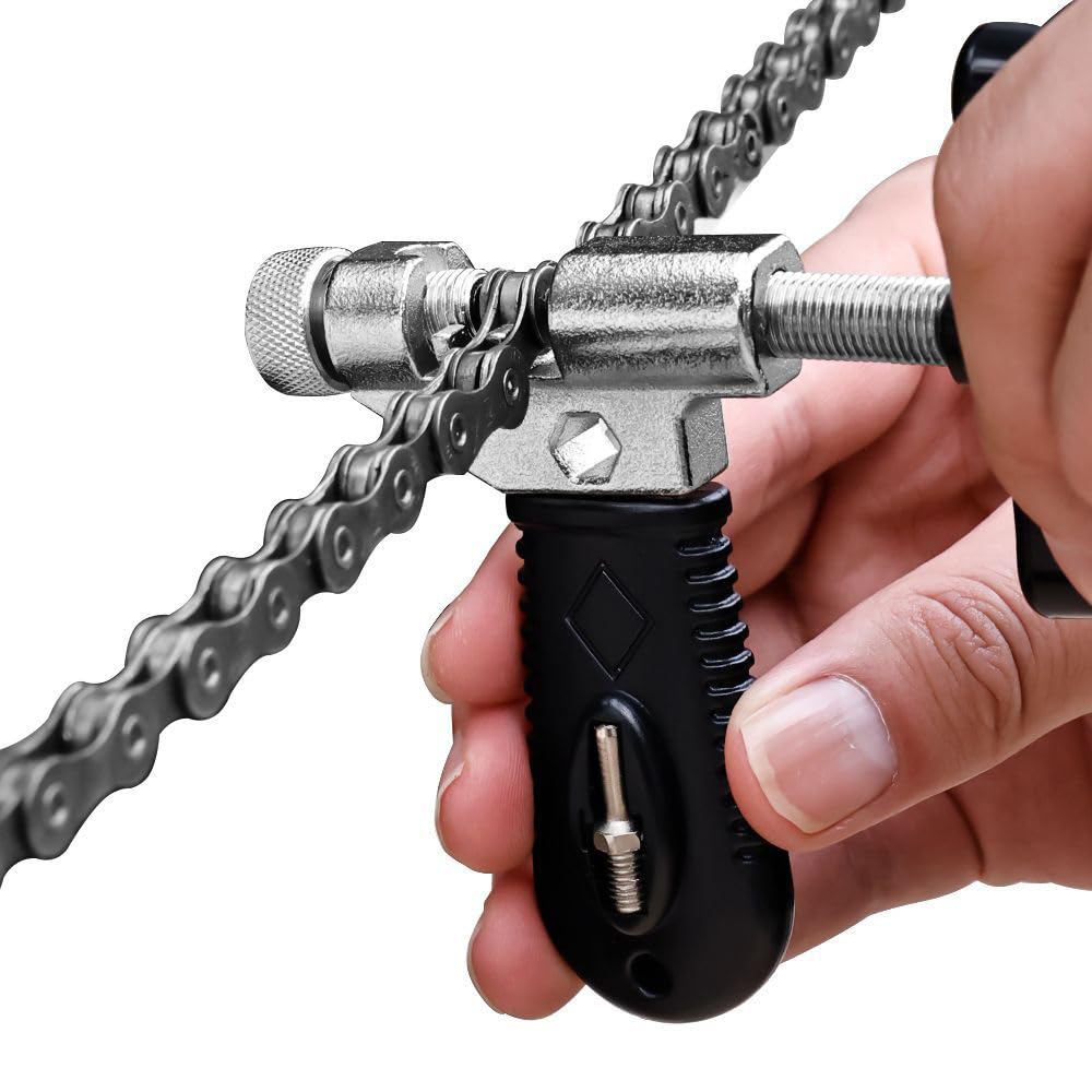 XIAOJINGQINGAQ Bike Chain Tool Splitter with Chain Hook Bicycle Breaker Tool for Road Mountain Bike - Image 2