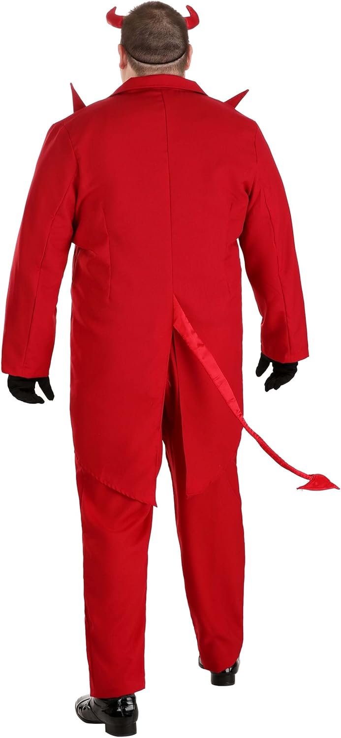 Plus Size Red Suit Devil Costume 2X 3X