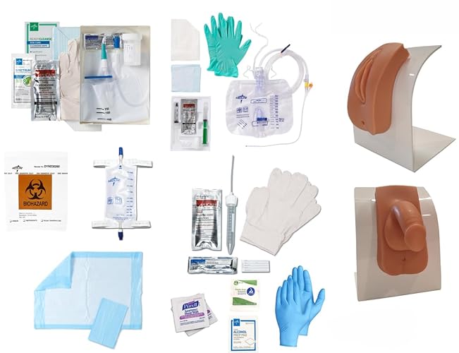 The Anatomy Lab Foley Catheterization Training Kit for Healthcare Professionals, Nurses, and Medical Students