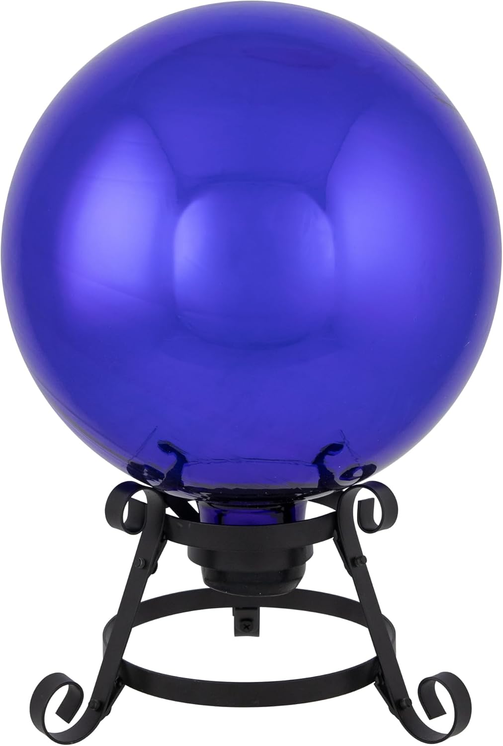 Northlight Mirrored Glass Outdoor Garden Gazing Ball - 10" - Blue