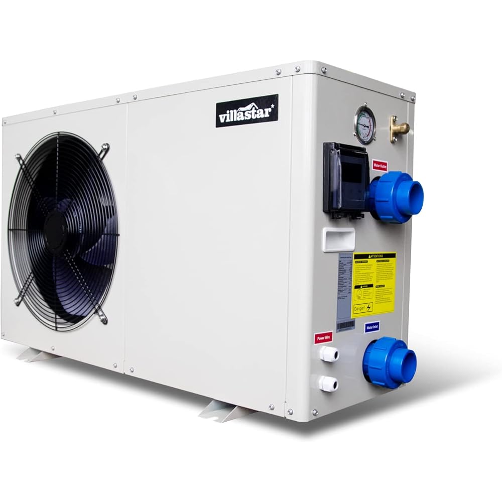 72/mo Finance villastar Swimming Pool Heat Pump for AboveGround and