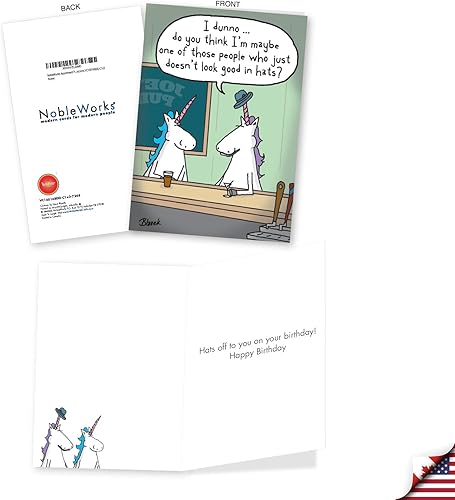 Miniatura 9 de NobleWorks Paquete de 3 divertidas tarjetas de felicitación de cumpleaños con sobres (1 diseño, 3 cada uno) ropa interior de mediana edad