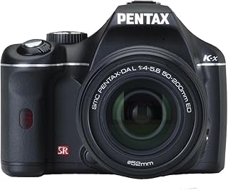 Pentax K-x 12.4 MP Digital SLR with 2.7-inch LCD and 18-55mm f/3.5-5.6 AL and 50-200mm f/4-5.6 ED Lenses (Black)