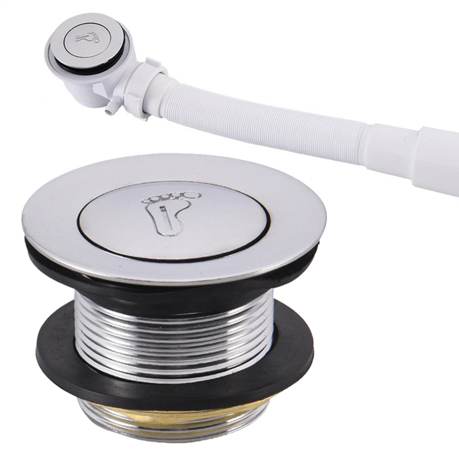 RANRAO Shower Tub Bathtub Waste Drain Bathroom Drian Up Floor Drain, -Up Basin Replacement