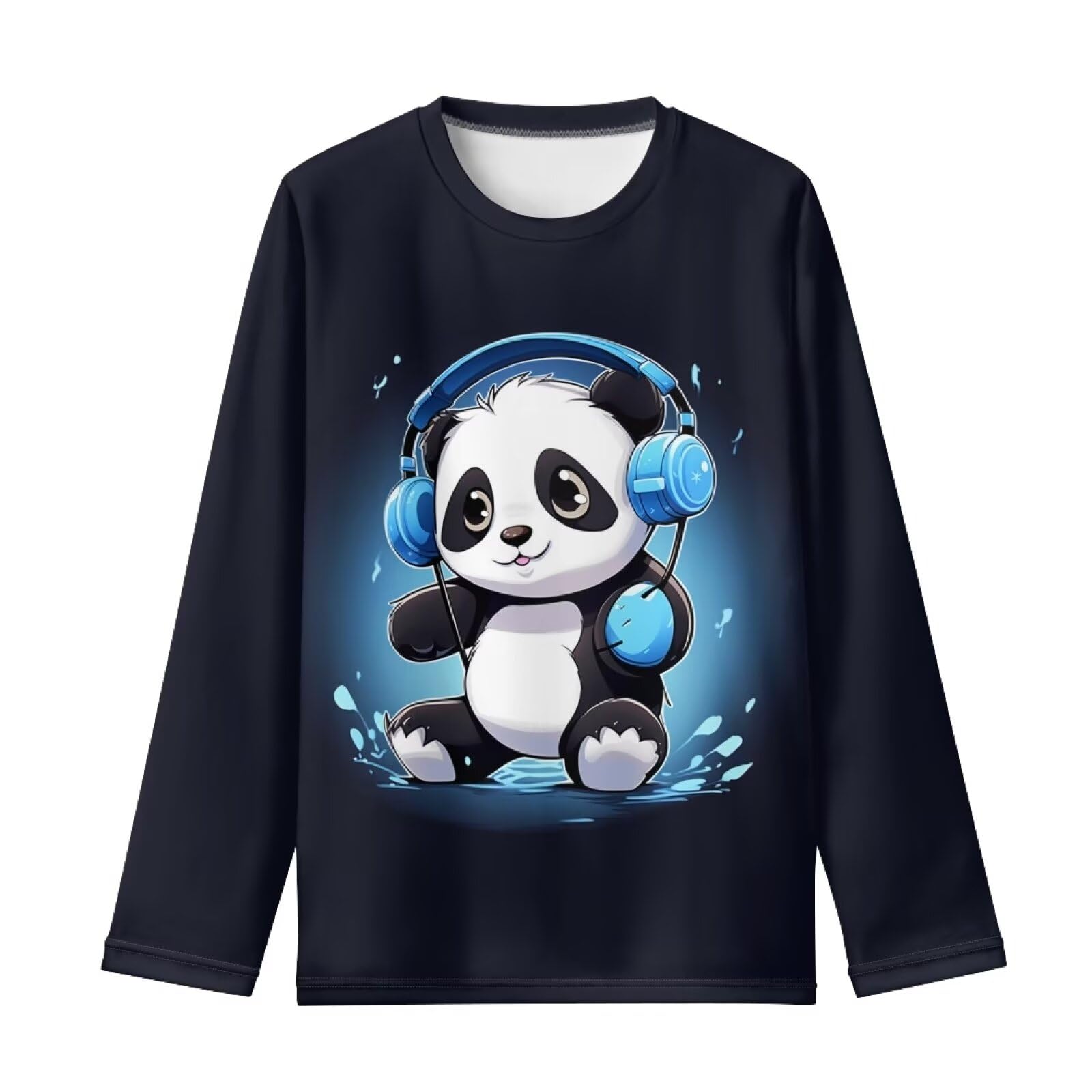 Girls Long Sleeve Shirts Casual Crewneck Soft T-shirts for Girls 3-16 Years Old