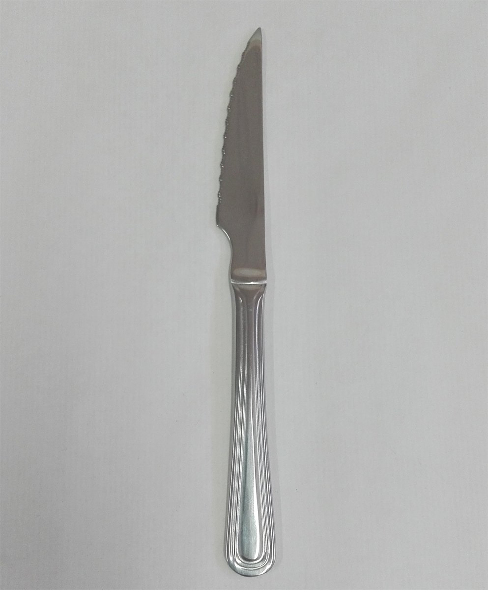 Juego 12 Cuchillos Chuleteros 100% Acero Inox - Filo Sierra - Cuchillos Carne