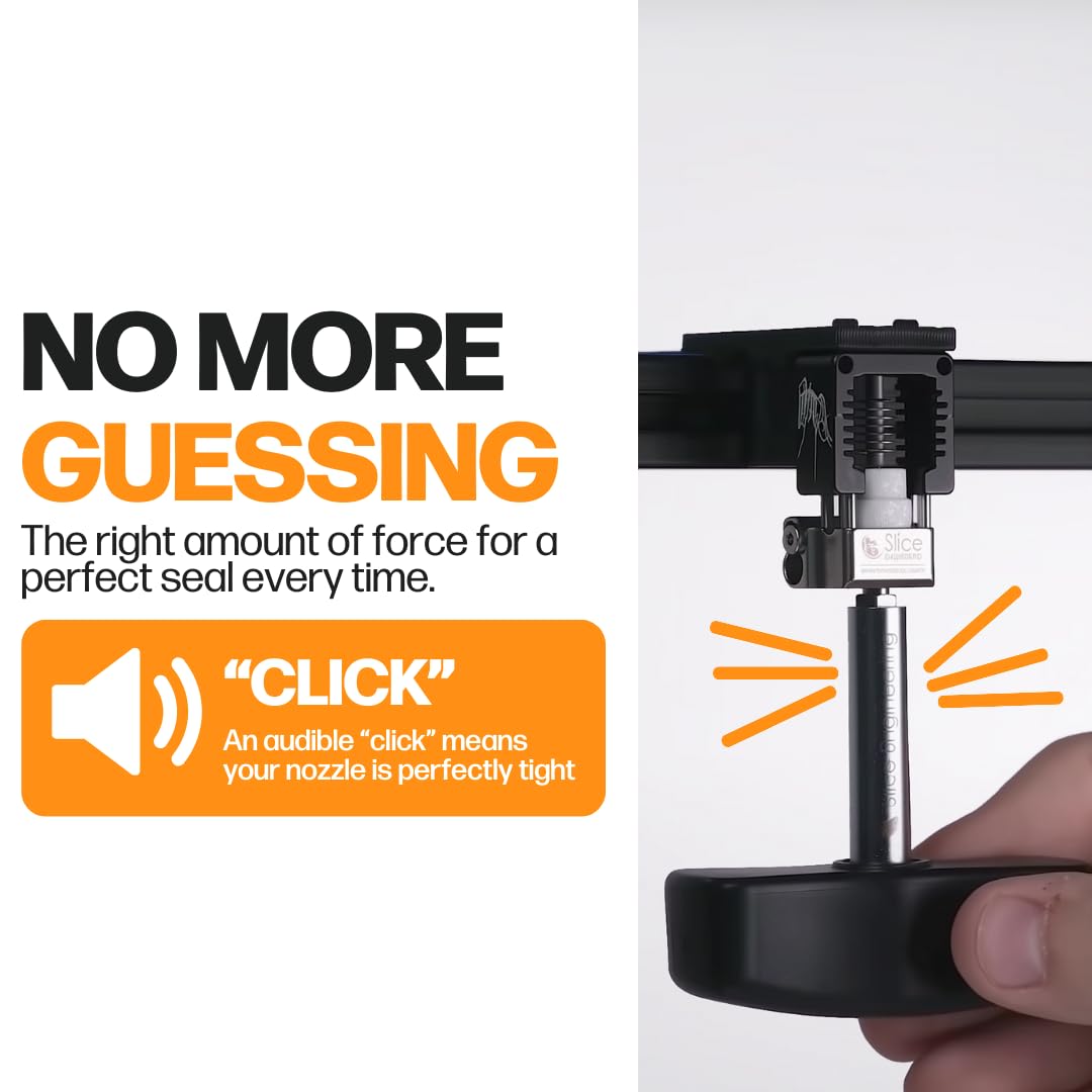 Nozzle Torque Wrench: 1.5 Nm By Slice Engineering | Simplifies Nozzle Changes | Hassle-Free Nozzle Swaps | Correctly Seals Nozzle Onto The Hot Block | One-Handed Nozzle Changes with Mosquito Hotends