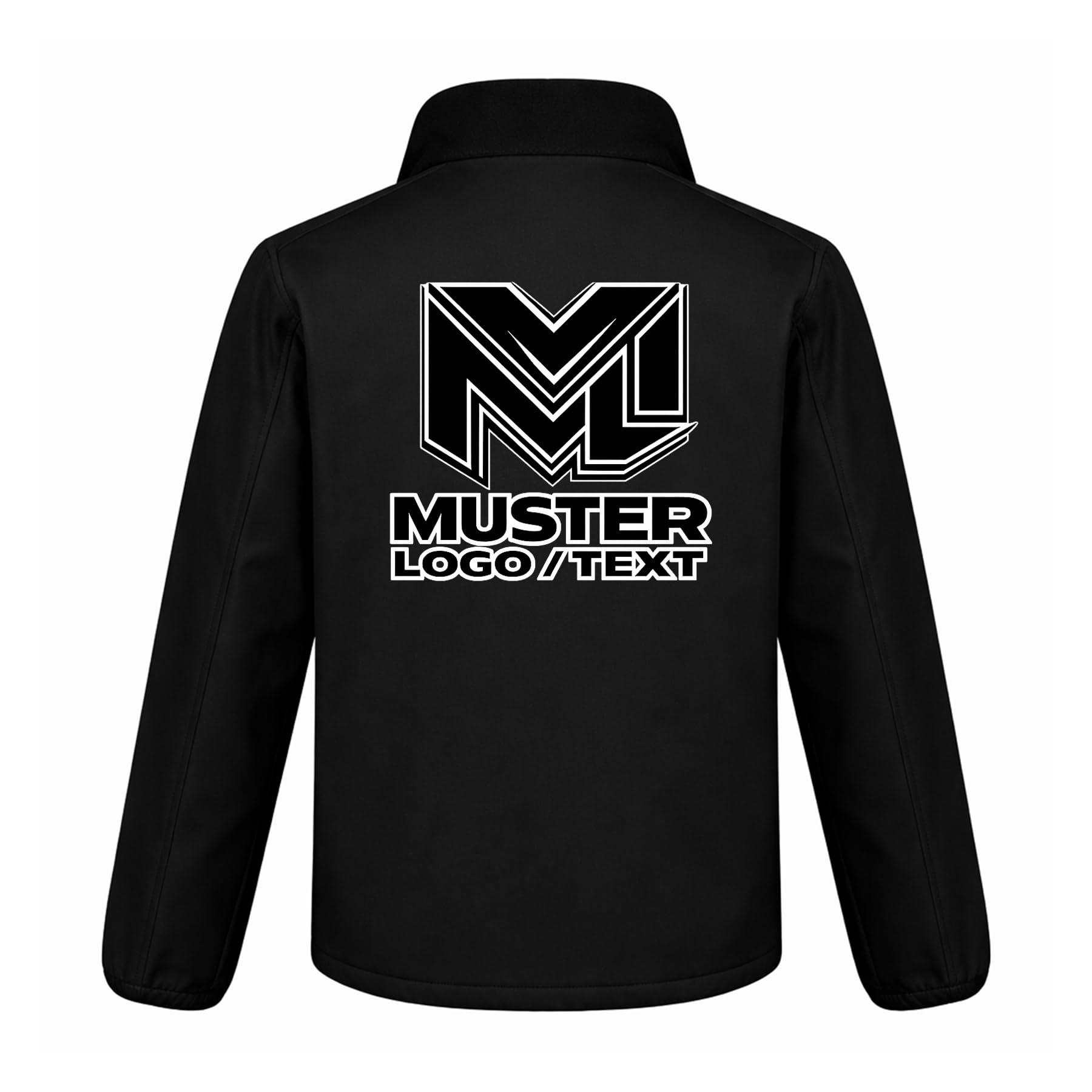 Herren Softshell Jacke personalisierbar mit Logo oder Text | S–4XL | Viele Farben | Fleece-Innenfutter | Wind- & wasserabweisend | Ideal für Arbeit, Firmen & Teams | Bedruckbar
