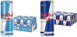 Sugar Free and Original Energy Drink Bundle, 12 and 8.4 Fl Oz Cans