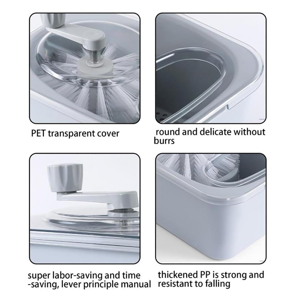 Centrifugador de lechuga, secador de ensalada y lavadora de frutas, fregado de 360 grados, cuenco compacto y colador, fácil de limpiar, ideal para lavar verduras y preparar ensaladas