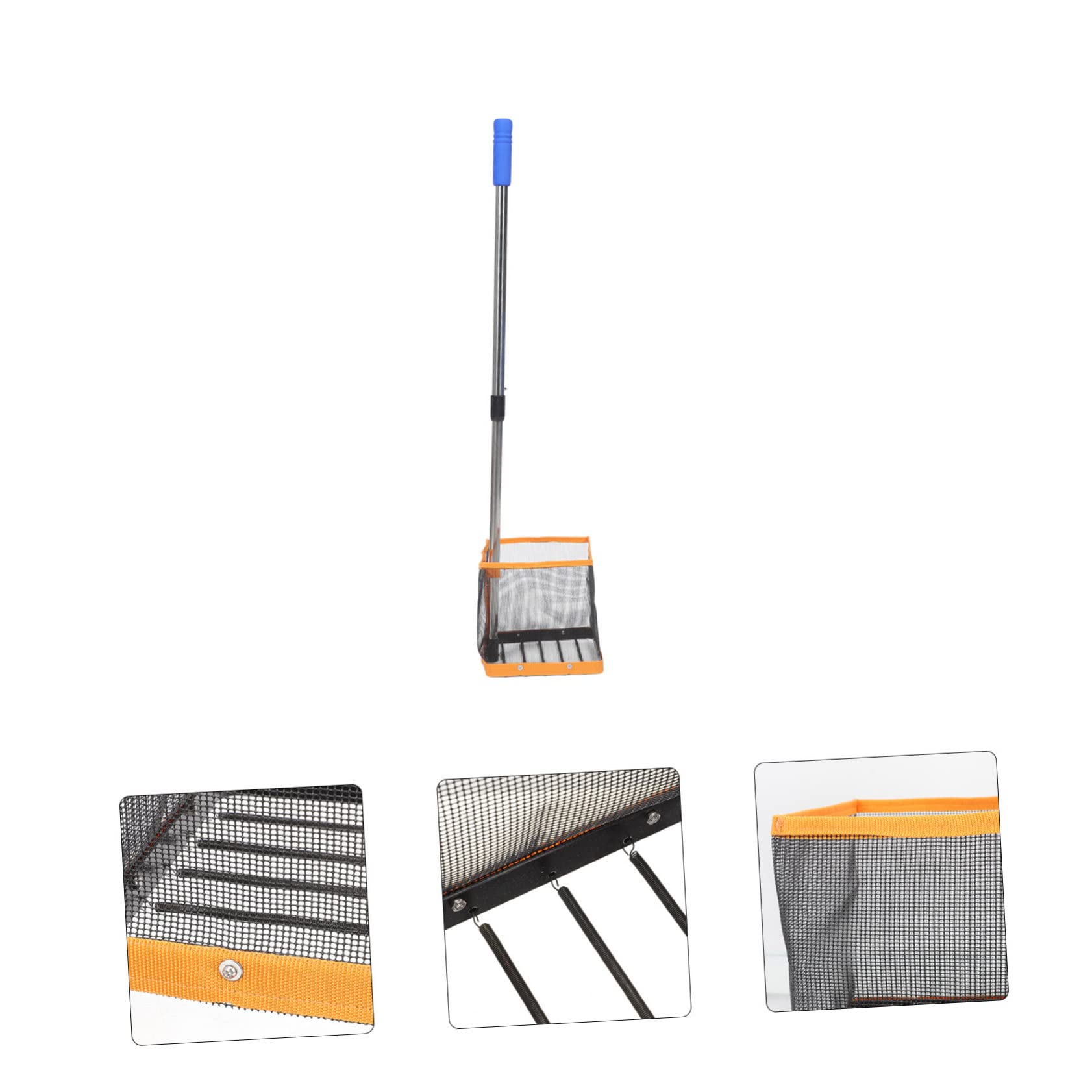 TOYANDONA Raccoglitore Portatile per Palline Pong Strumento con Rete per Allenamento e Facile Usare e Resistente Design Ergonomico