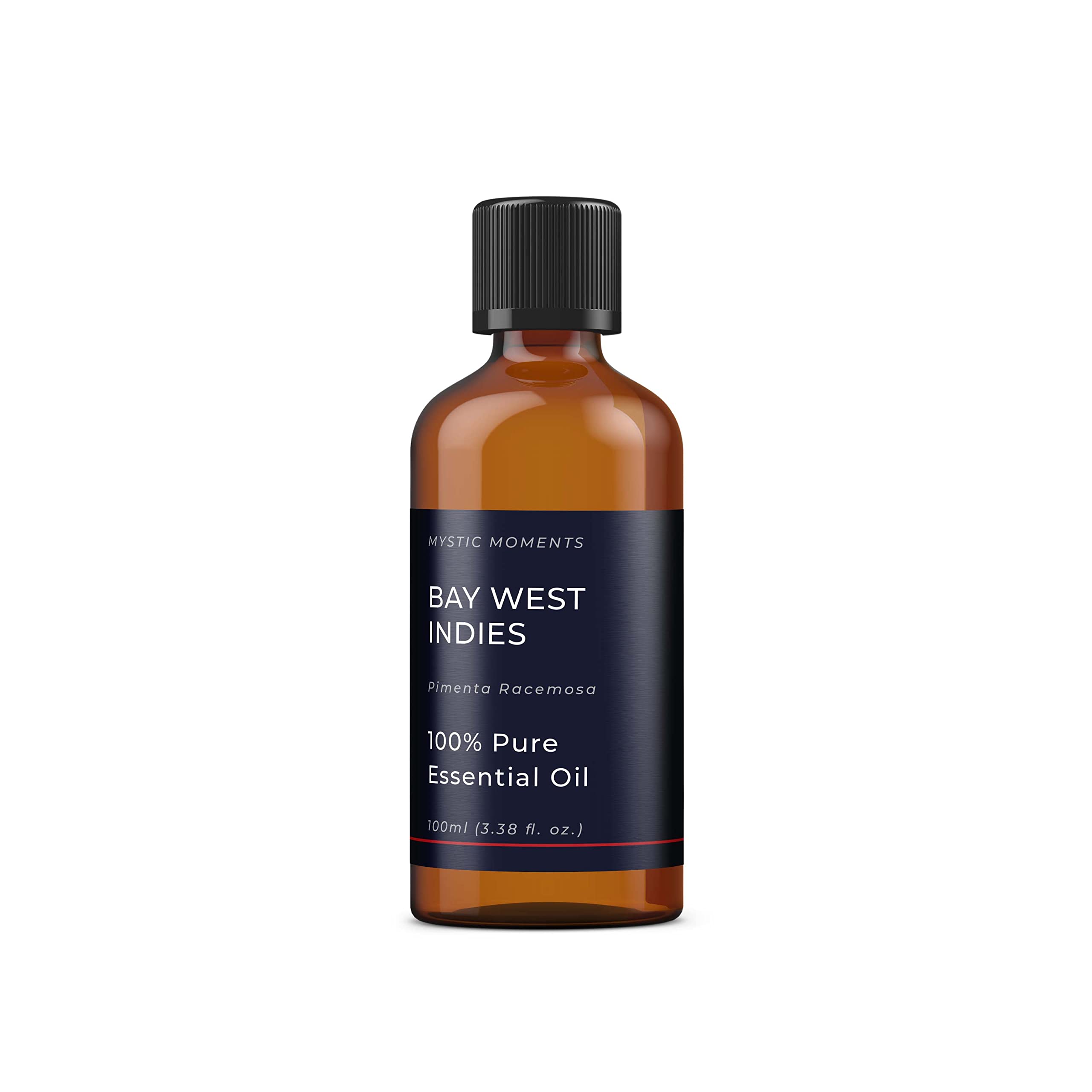 Mystic Moments | Huile essentielle de Bay de Saint-Thomas | 100ml | Pimenta racemosa apporte aux diffuseurs, aux mélanges d'huiles et aux formulations parfumées un arôme chaud épicé doux.