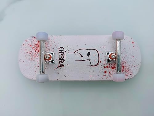 Miniatura 4 de Pro - Ruedas para diapasón con núcleo de aleación incrustado a mano, 0.335 in x 0.197 in, ruedas blancas con colorway de aleación (rojo)