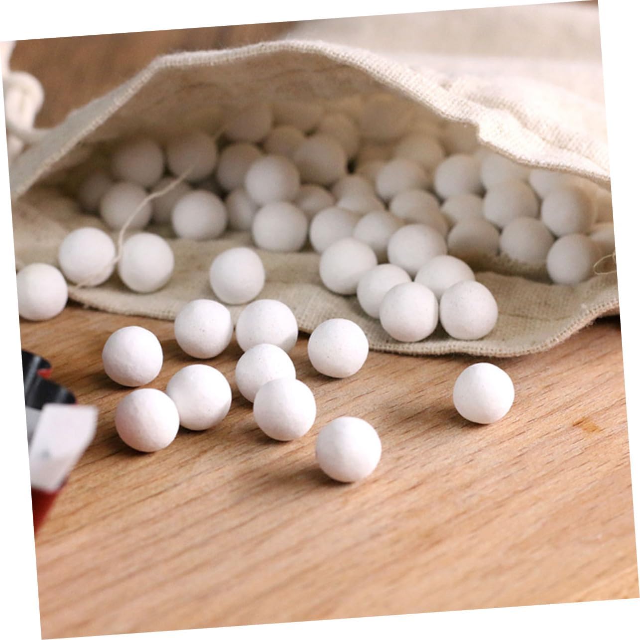 Food-Grade PET Baking Beans Ceramic Pie Crust Weights Heat Resistant Baking Stones with Storage Bottle 550g for Tarts and Pies