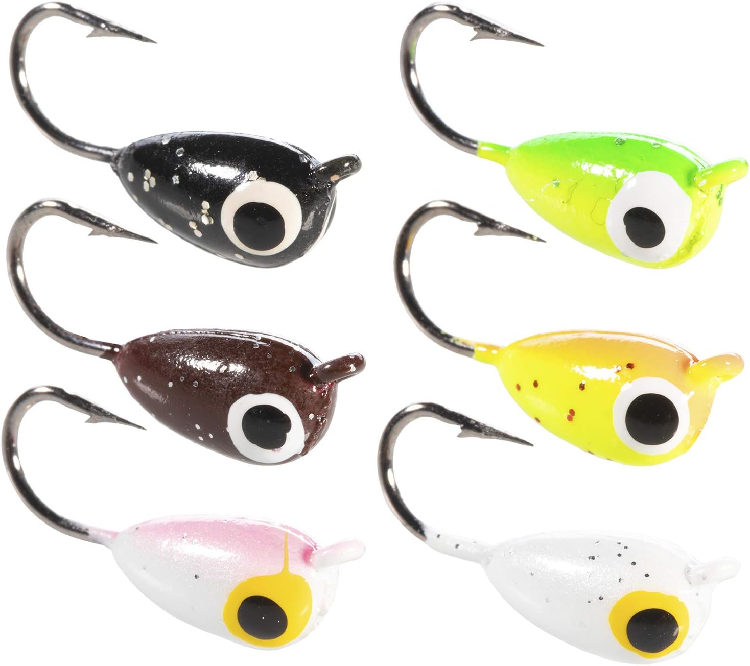 Amazon ATREELURE グローアイスフィッシングルアー グリッタードロップジグキット アイスフィッシングジグジグタックル