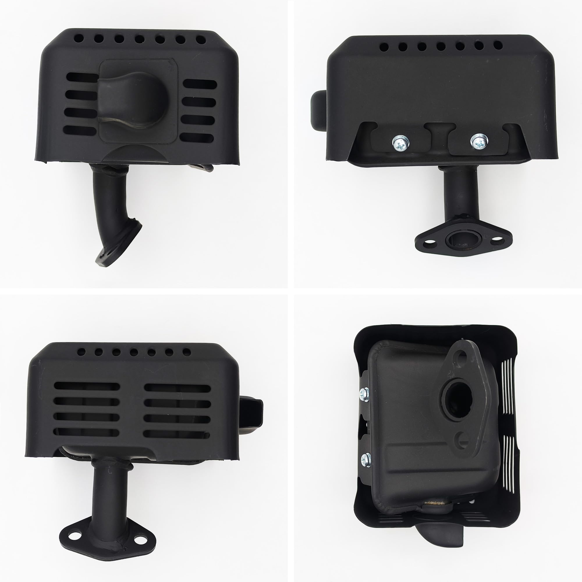 Scarico GX160 gruppo silenziatore per Honda 5,5 CV 6,5 CV GX120 GX140 GX200 18310-ZF1-000 159 cc Predator 196 cc 173 212 cc motore con deflettore di scarico