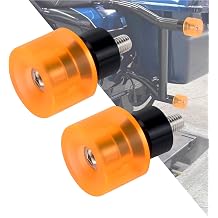 Motorcycle Decorative Wheel M12 Screw Rotatable Crash Bar End Sliders Engine Guard Collision Protector Fit for Harley Saddlebag Guard Engine Guard Bar 2Pcs