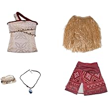 CosFantasy Womens Cosplay Costume Hawaiian Hula Skirt Sets Halloween XL