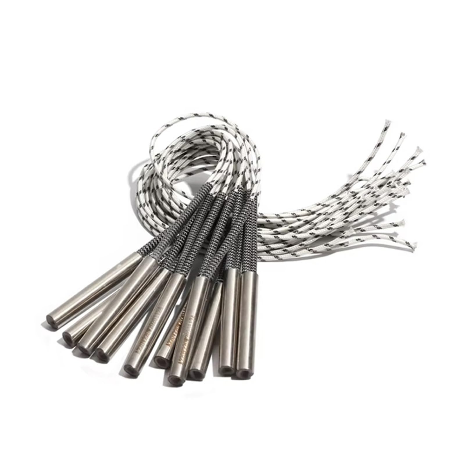 Grzejniki kasetowe 5 szt. wkład grzewczy ze stali nierdzewnej 316SUS 11 mm 25-35 mm 110/220/380 V, pręt rurowy pojedynczy koniec (380 V, 140 W 11 x 32 mm (DxL))