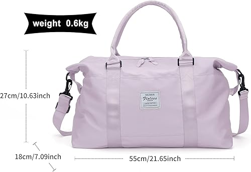 Vista 4 de Travel Duffel Bag, Sports Tote Gym Bag, Shoulder Weekender Overnight Bag for Women