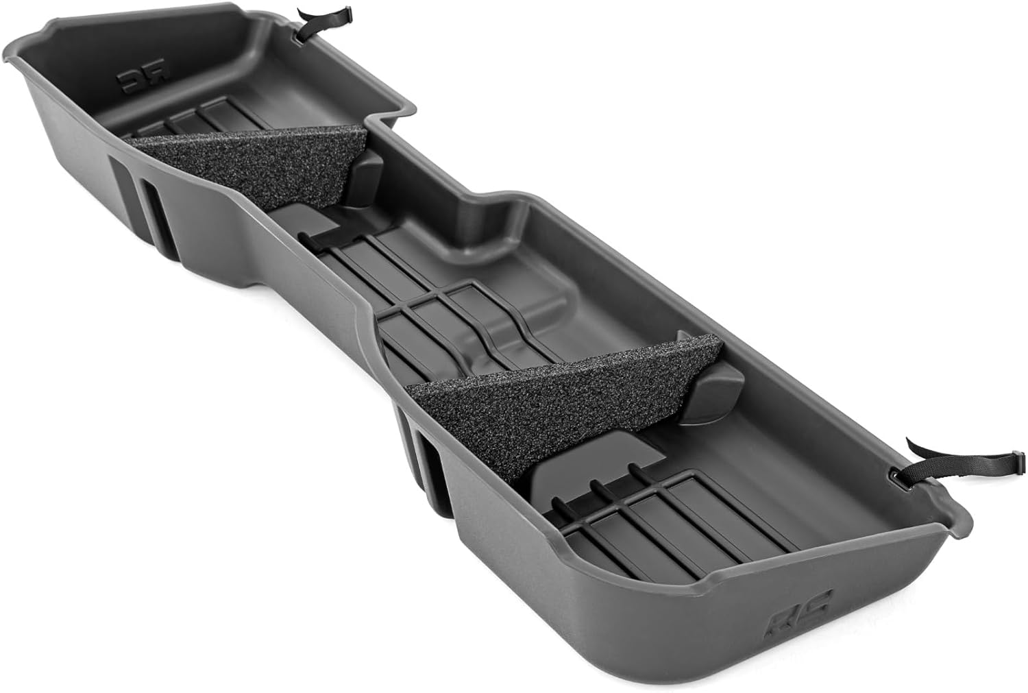 Rough Country Under Seat Storage for Chevy Silverado 1500 (2014-2018) & 2500HD/3500HD (2015-2019) Crew Cab - Custom-Fit Under Seat Truck Storage
