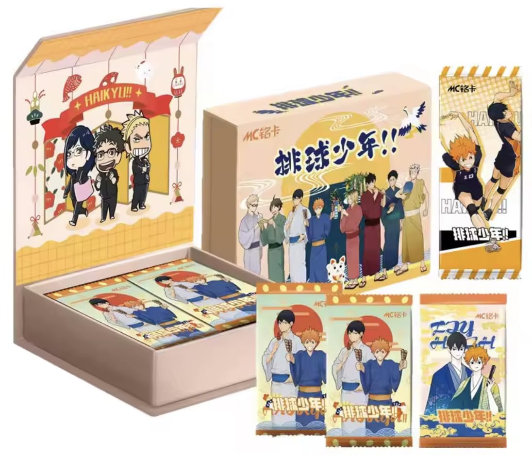 Haikyu!! | Anime Collectable Trading Card | Sealed Box | Japanese Edition | For Collectors 15+ Years | Haikyuu!! Fly High Design A
