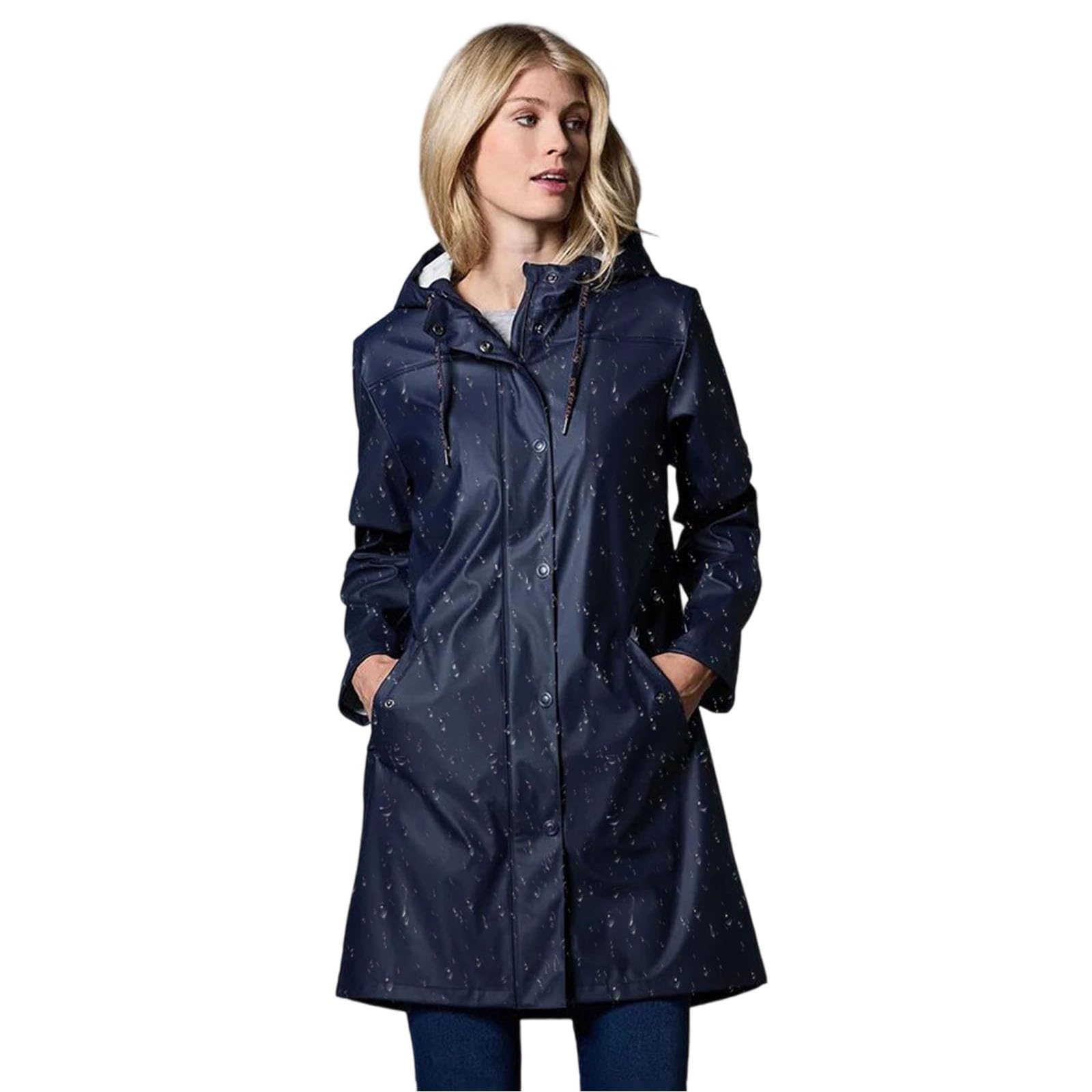 Genérico Chubasquero Mujer Running,Chaqueta Anorak para Mujer Impermeable Largo Cortavientos con Capucha para Exteriores Senderismo Informal Ligera