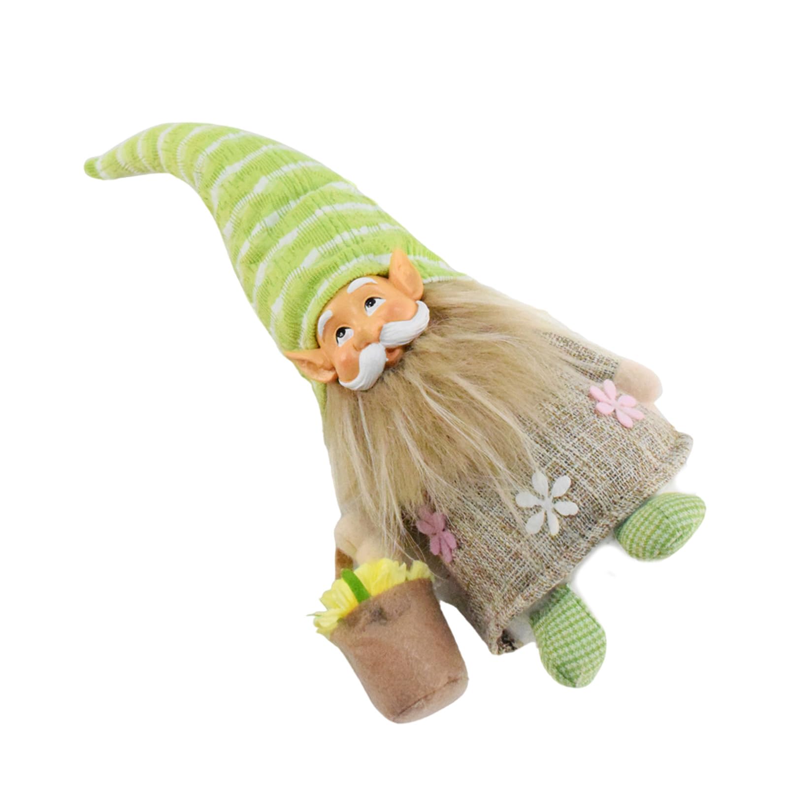 Klynovalu Dwarf Statue Ornament Unique Easters Themed Garden Gnomes Figurine Polyester Home Decoration for Indoor and Outdoor Weather Resistant