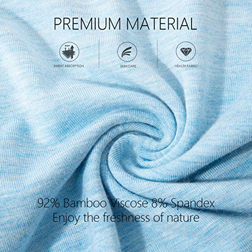 Bamboo Cool Men’s Underwear Boxer Briefs Soft Comfortable Bamboo Viscose Underwear Trunks (4 Pack) (Xxl, Long Boxer Briefs) #TOP2