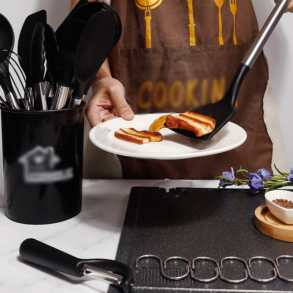 Cuillère à soupe pelle épaissie ustensiles de cuisine Anti-brûlure (D 23 pièces)