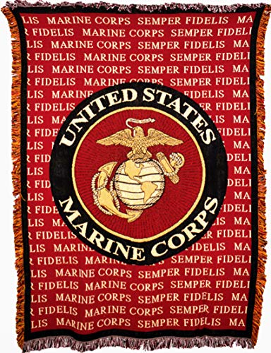 US Marine Corps - Semper Fidelis Emblem - Blanket