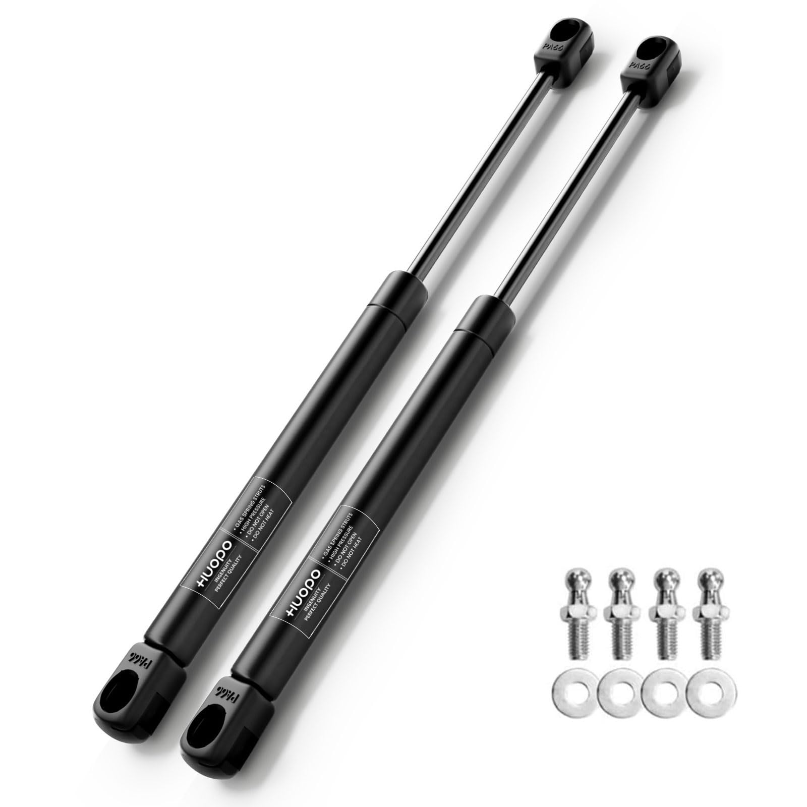 20 inch 150lb/667N Gas Shock Strut Lift Support for Tonneau Cover Camper RV Bed Basement Storage Doors Hatch Boat Lid Tool Box Custom Window Tanning Bed Struts Replacement Parts, Set of 2 by HUOPO