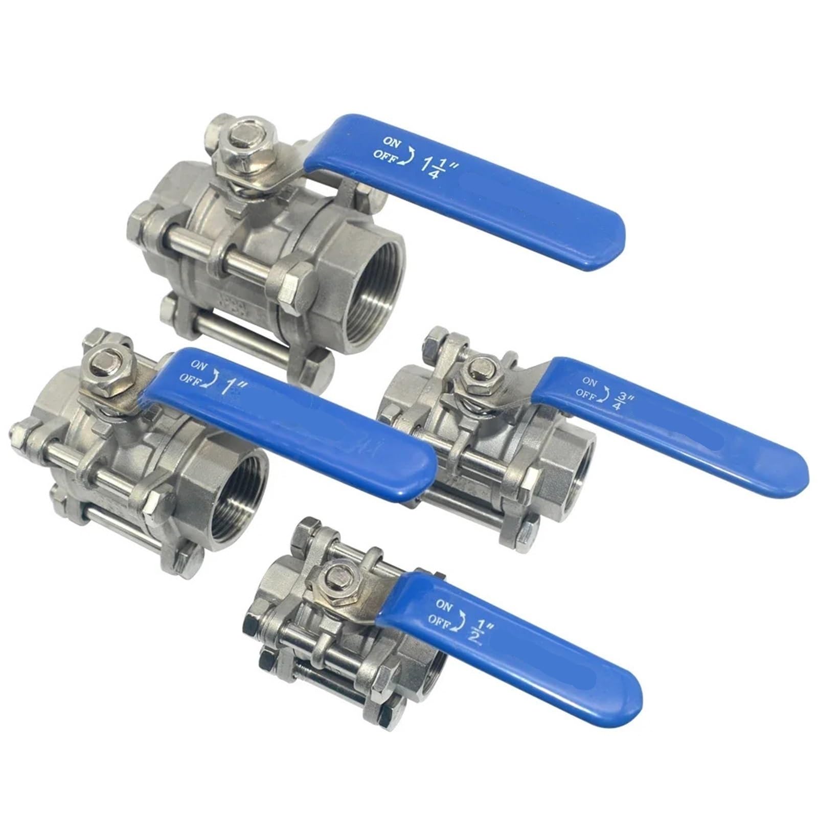 Vanne trois voies inox 304 pour stopper fuites et dériver tuyau eau