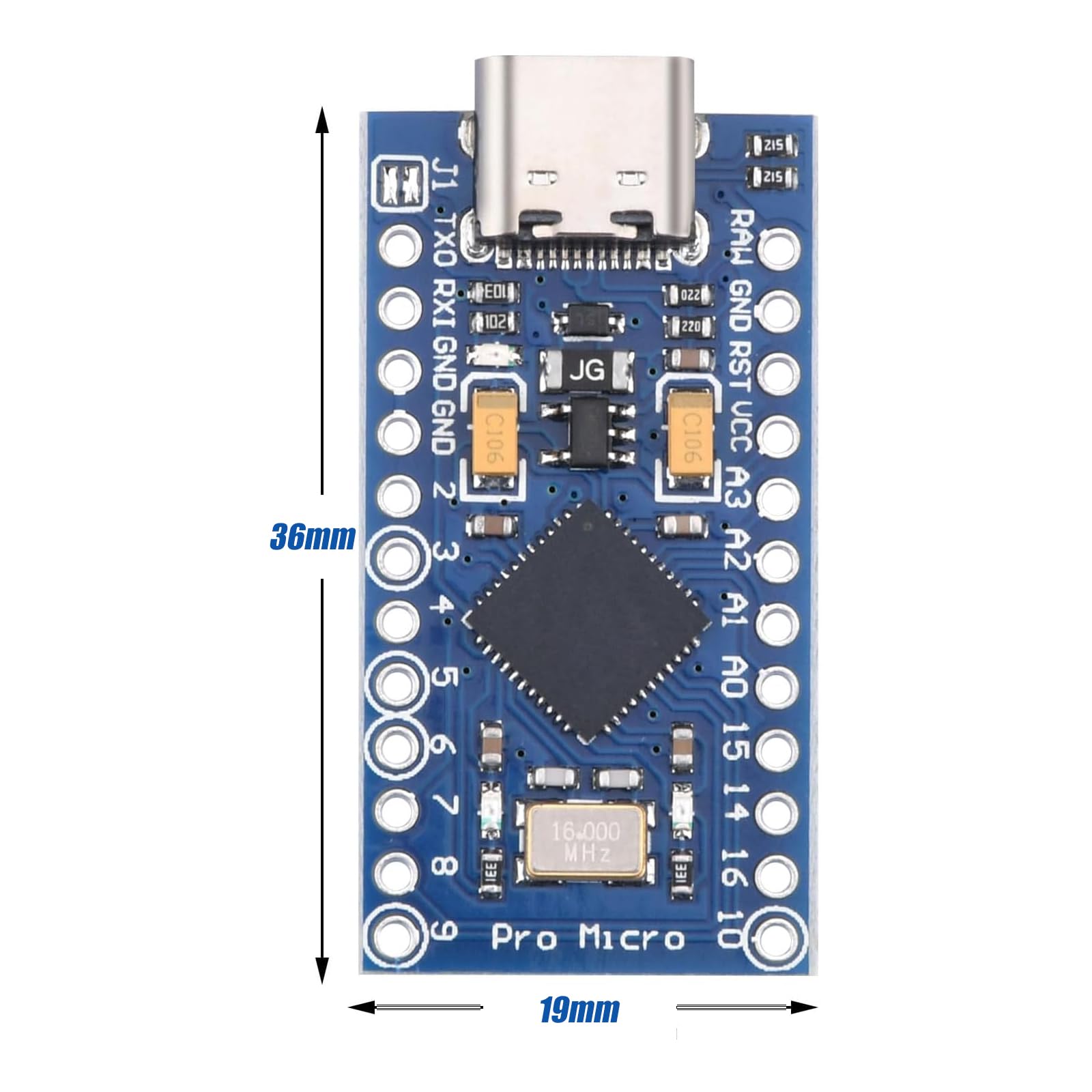 Arduino Pro Micro 5V/16MHz Leonardo ATMega32U4 32k EntwicklungsBoard microUSB – – Elektronik: Läuft bei dir
