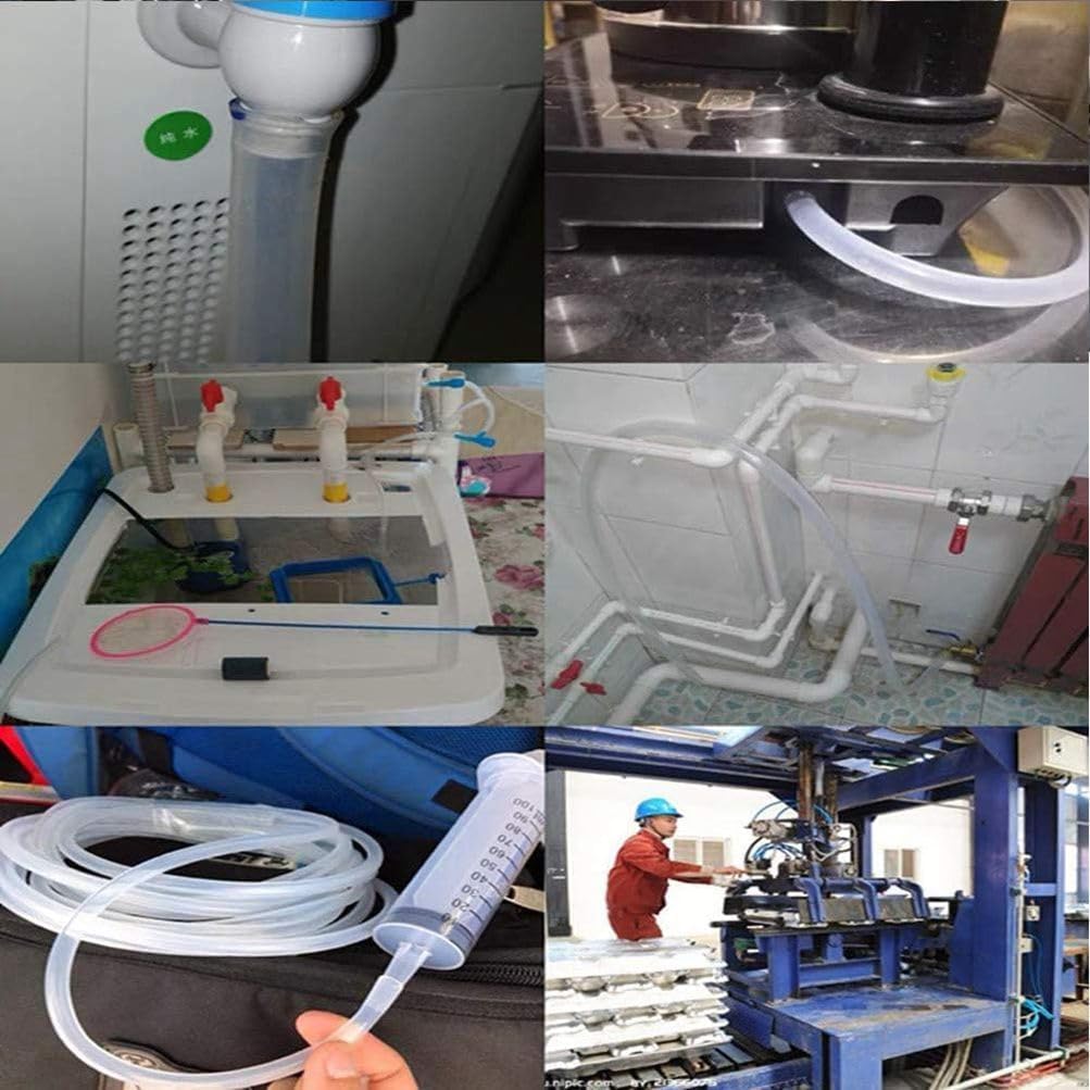 FarDeer Flessibile in gomma siliconica tubo,5mm ID x OD 8mm - Tubo in silicone, Può essere utilizzato per strumenti pneumatici, macchinari (12×14mm, 1M)