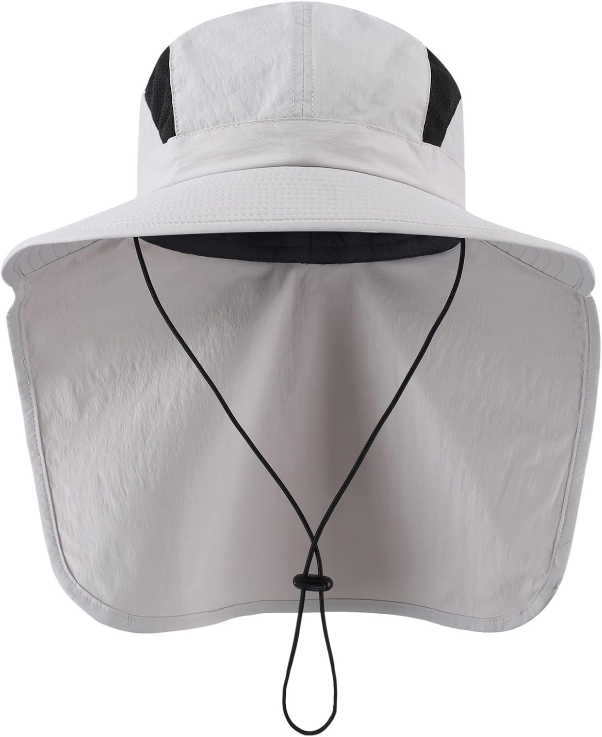 Home Prefer UPF 50+ Sun Hats for Men Women Wide Brim Fishing Hat with Neck Flap UV Protection Sunblock Safari Bucket Hat - Image 2