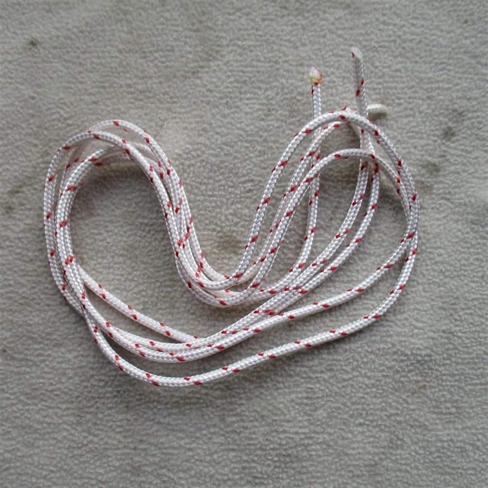 Recoil Starter Cord Rope pour Lawn Mower Outdoor Power Equipment Replacement Part Garden Tool Repair Compatible avec Certains Modèles(10 METER)