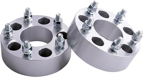 Miniatura 13 de DCVAMOUS 4 adaptadores de rueda de 6x135 a 6x5.5 de 1 pulgada con pernos de 14x2 compatibles con Ford 6 Lug 6x135 a 6x139.7 para F150 2004-2014