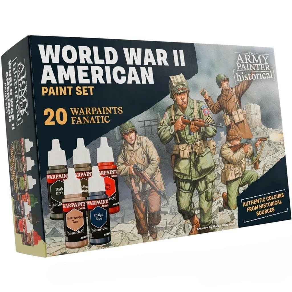 Amazon.com: The Army Painter Historical, WWII American Paint Set