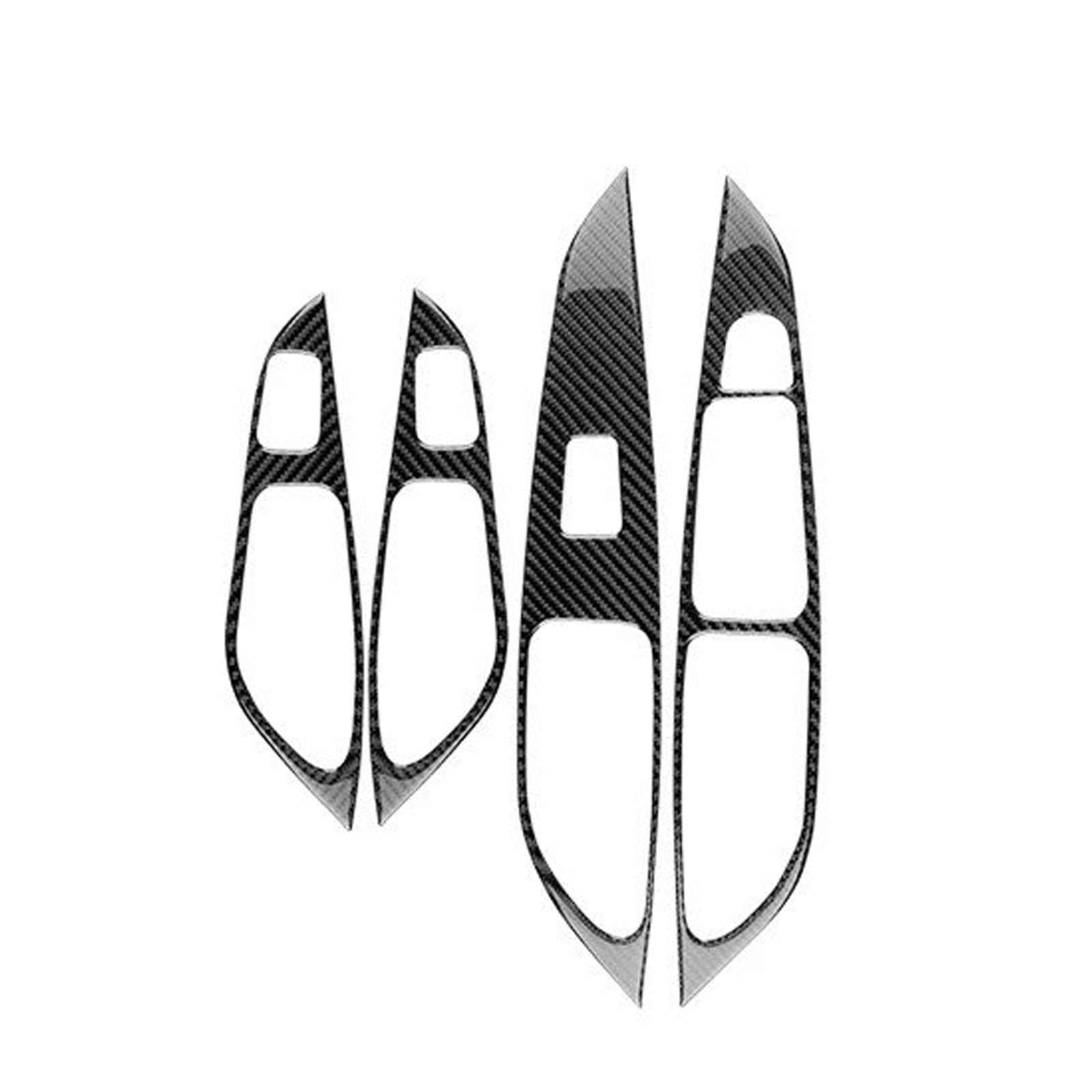 Carbon Fiber Sticker for Seat for Leon MK3 2013 2014 2015 2016 2017 2018 2019 2020 LHD RHD Car Window Lift Panel Interior FRTRGVUVXP(RHD)