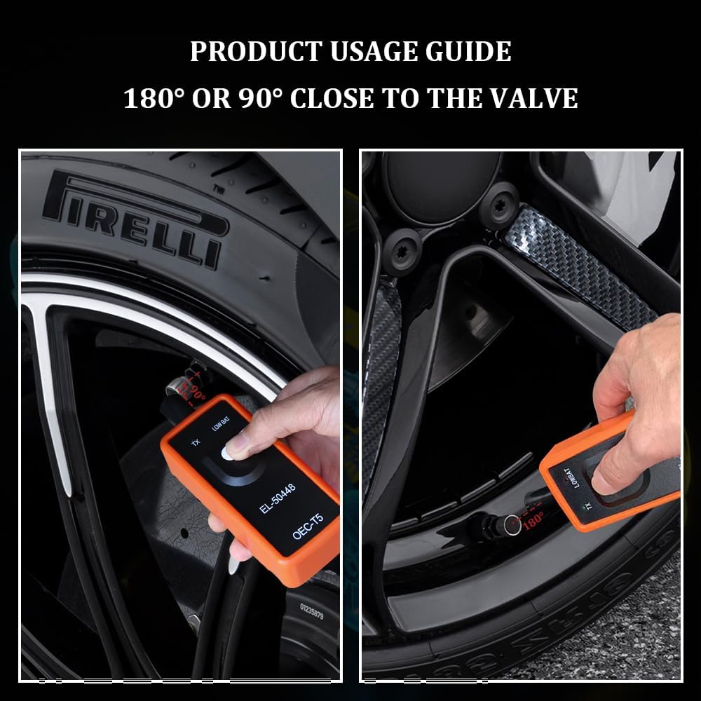 TPMS Relearn Tool, Tire Pressure Monitor System Sensor, EL-50448 TPMS Reset Tool, Automotive Activation Programming Training Tool OEC-T5 Compatible with GM Buick/Chevy Series Vehicles