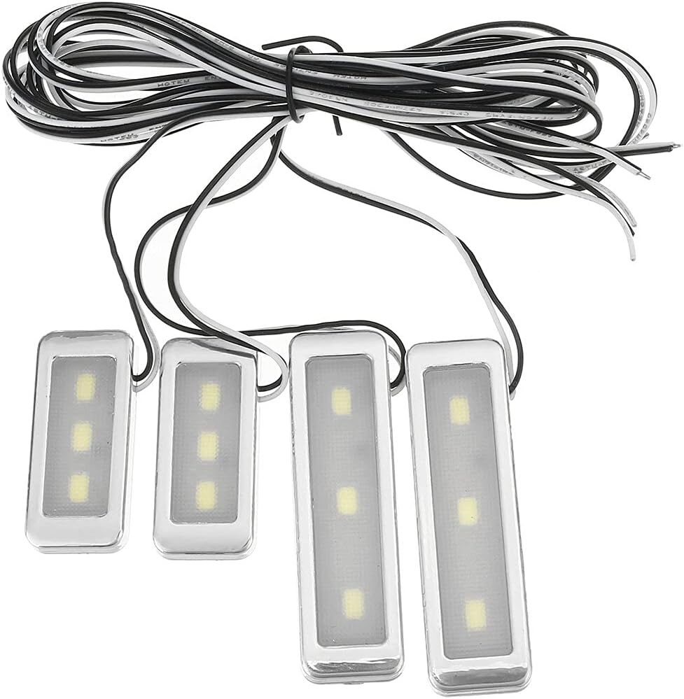 4Szt 3 Led Uniwersalny Podłokietnik Samochodowy Wewnętrzną Miskę Światło Dekoracyjne Chłodny Klamka Drzwi Light Car Auto Interior Light Akcesoria - Różowy