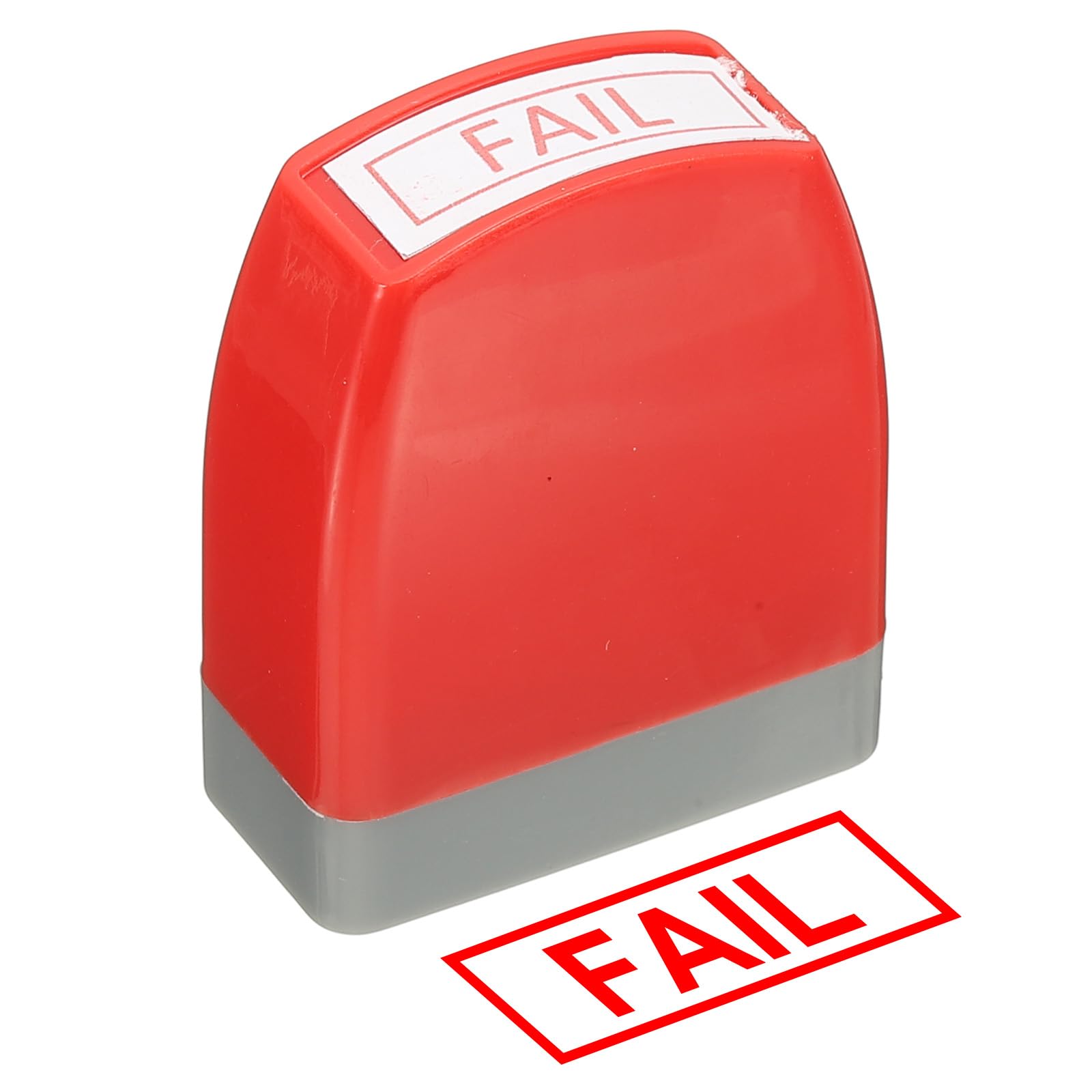 PATIKIL Fail Notice Stamp Self Inking, Red Ink Office Pre Inked Message Stamp for Business, Red