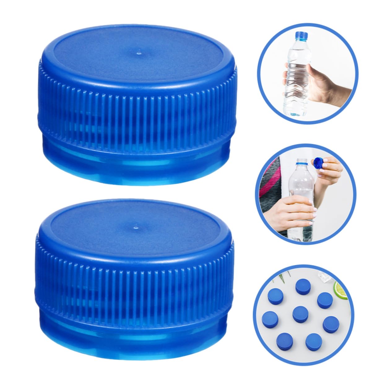 Amazon.co.jp: HOMOCONO 100個プラスチック製ボトルキャップ 水筒