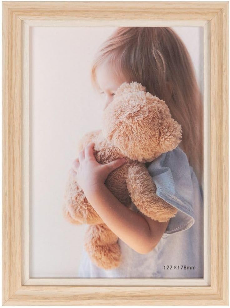 KING 826541 Inner Frame Picture Frame, 2L Size, Natural/White