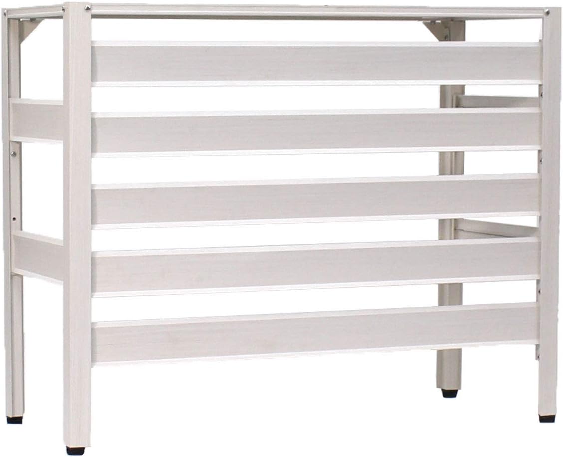 ALMAX エアコン室外機カバー 木目調ホワイト1080×390×945mm ALMAX アルマックス エアコン室外機カバー（木目調ホワイト）1080×390