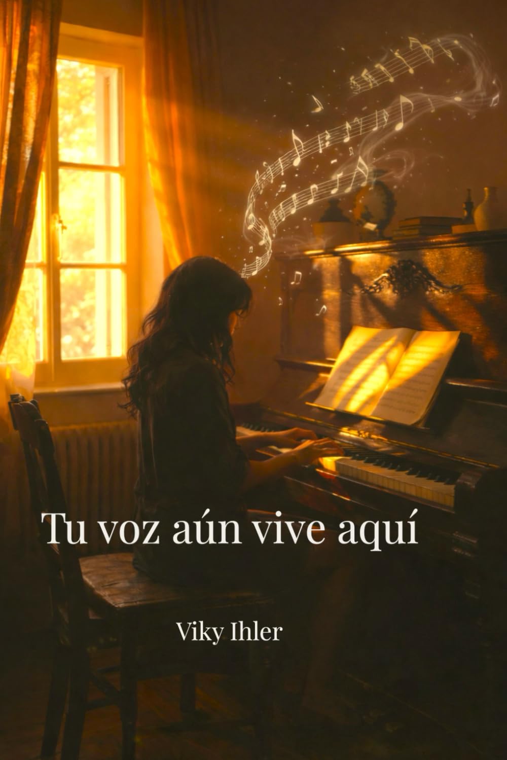 Tu voz aún vive aquí: Novela romántica de duelo y amor eterno