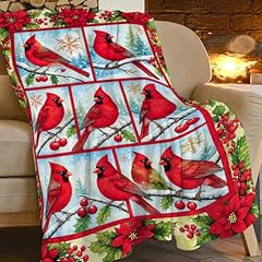 Christmas Birds and Flowers